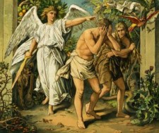 Adam and Eve thrown out of the garden