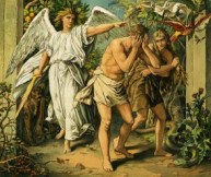 Adam and Eve thrown out of the garden