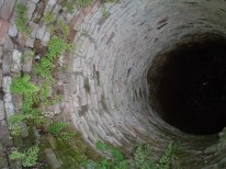 brick well