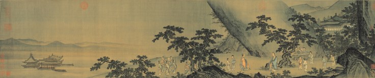 Chinese Painting Inquiring about the Dao