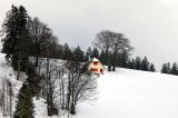 Heidegger's cabin in the snow