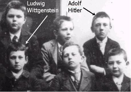 hitler-and-wittgenstein class photo closeup