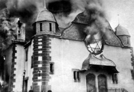 kristallnacht-burning synagog