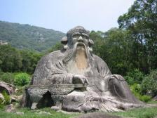 Laozi statue china earlobes