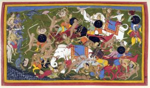 Monkey Battle Ramayana