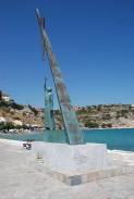 pythagoras statue on Samos