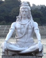 Shiva meditating
