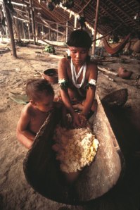 tribe mother and child