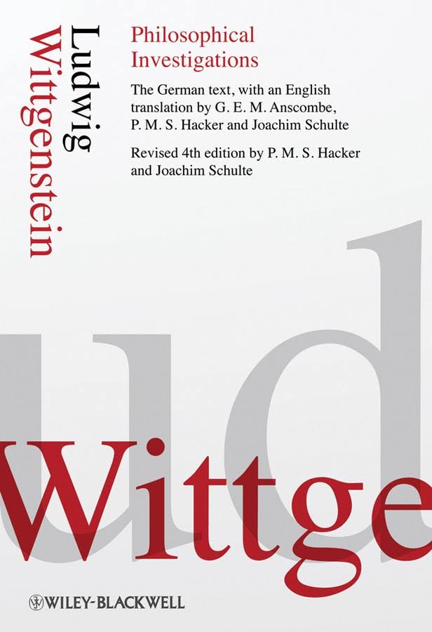 Wittgenstein philosophical investigations cover