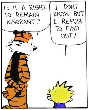 calvin ignorance