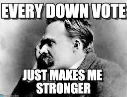 Nietzsche downvote