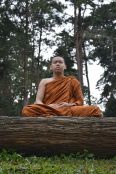 buddhist monk meditating