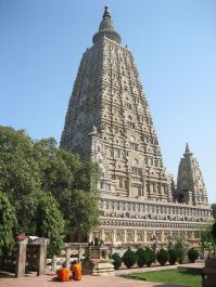 Temple and Bodhi Tree at Bodh Gaya
